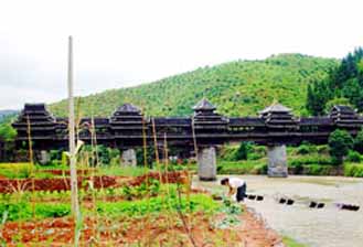 Chengyang Wind and Rain Bridge: 
Guangxi - Sanjiang; 
Travel in Sanjiang, Guangxi 