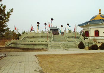 Genghis Khan's Mausoleum: 
Inner Mongolia - Baotou; 
Travel in Baotou, Inner Mongolia 