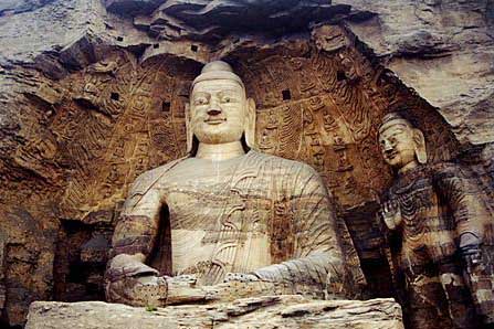 Yungang Caves: 
Shanxi - Datong; 
Travel in Datong, Shanxi 